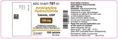 Amitriptyline Hydrochloride - Sun - 51407-797-01OL - 100c - Rev.0723.jpg Amitriptyline Hydrochloride - Sun - 51407-797-01OL - 100c - Rev.0723.jpg - Amitriptyline Hydrochloride Sun 51407 797 01OL 100c Rev.0723
